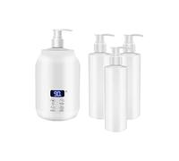 FytStycale 1 Piece Massage Oil Bottle Heater Electric Temperature Adjustment Control Key Lotion Bottle Warmer Multifunction Cream Heater Suitable for Beauty, White