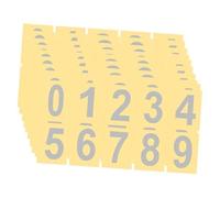 FytStycale 10 Sheets of Mailbox Numbers, Number Stickers, Self- Address Numbers, Elegant Lettering for Apartments, Hotel Rooms and Business Entrances, 11cmx6.1cm