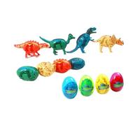 FytStycale 12 Pieces Dinosaur Deformation Eggs Pre-filled Transforming Animal Eggs Educational Toys Parent-Child Interaction Suitable for Gifts, Parties, Style A