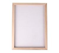 FytStycale 2 Pieces Paper Making Frame Screen Wooden DIY Papermaking Tool Rectangle Craft Recycling Tray Handmade Suitable for Children Home Art, Multi, 15x18CM