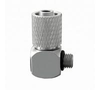 FytStycale 200 Pieces Micro Pneumatic Elbow Fitting Right-Angle Push-in Elbow Connector Sturdy and Industrial Part, PL6-M6 Quick Twist Fitting 200 Pcs