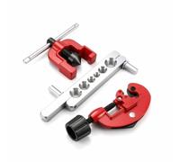 FytStycale 3 Pieces Copper tube Flaring Tool with Cutting tool Self-Centering Flaring Tool with tube Cutting tool Manual for Amateur Handymen, 3-Piece Metric Set, Card Packaging