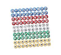 FytStycale 30 Pieces Bingo Ball Selection Lottery Numbered Ball Raffle Tally Ball PP Material with Transparent Window Portable Suitable for Game Birthday Party, 1 to 100