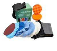 FytStycale 32 Pcs Microfiber Kit, Complete Car Polish Kit with Sand Discs & Sleeves, Car Detail Products for DIY Enthusiasts