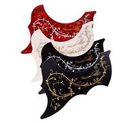 FytStycale 4 Pieces Folk Guitar Pickguard Guitar Pickguard Plate Acoustic Guitar Accs Instrument Parts Material Suitable for Daily Playing, 4*Colorful