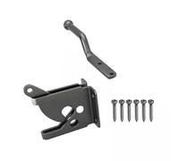 FytStycale 4 Pieces Heavy Duty Security Locks for Barn Doors and Gates, Carbon Steel, Self-Closing, 3 Pcs
