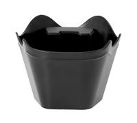 FytStycale 5 inch Coffee Knock Box Coffee Grounds Knock Box Espresso Bucket Coffee Ground Bin for Office, Black