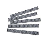 FytStycale 5 Pieces Keyboard Conductive Pad Silicone Rubber Replacement Button Digital Piano Key Strip Repair Pad Stable Material Suitable, 5 Rubber