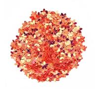 FytStycale 500G Petal Flower Sequin Sequin Mixed Sequins for Costume Making, Watermelon Red