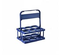 FytStycale 6 Bottle Carrier 6-Bottle Carrier Lightweight Folding Beer Basket for Sing-Along, Bar, Party, Blue, Blue, Large Approx. 500ml