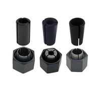 FytStycale 6 Pieces Collet Nut Set High Hardness Clamping Hardware Heat-Treated Machine Tool Part
