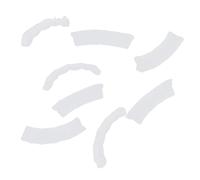 FytStycale 8 Pieces Silicone Grill Fixing Molding Silicone Fixing Suitable for Daily Care Replacement, Clear 2