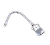FytStycale Air Blow Nozzle Stainless Steel Pneumatic Compressed Air Construction Wear Resistant 16/4 inch Thread Suitable for dust Removal Cooling Parts Areas, Polished+300mm Hose