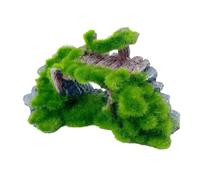 FytStycale Aquarium Figurine Resin Rockery Decoration Cave Bridge Ornaments Unique Simulation Landscape Suitable for Garden Fish Tank Reptile Tank Micro Landscap, Bridge