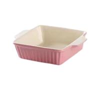 FytStycale Baking Dishes, Porcelain Baking Dishes with Handles, Ceramic Bakeware Bakeware Tray, Lasagna Pans Practical And Versatile, for The Oven And Grill, Square