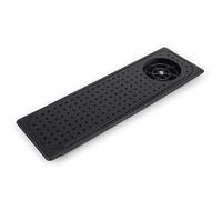 FytStycale Bar Cup Washer with Perforated Panel Low-Profile Inset Cup Washer Compact Cleaning Tool for Baristas, Taverns, Milk Tea Shops, Black, Large