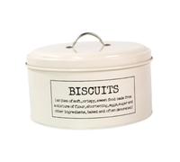 FytStycale Biscuit Storage Container Round Snack Tin Canister for Chocolate Crafts Gift