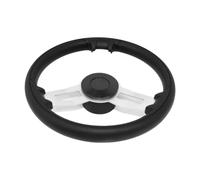 FytStycale Boat Steering Wheel Ergonomic Non-Slip Grip Stable Direction Aluminum Suitable for Yacht Fishing Marine Vehicles Navigation, 35cm