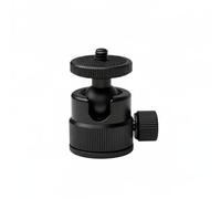FytStycale Camera Tripod Stand Mount Head Pan Tilt Gimbal Adapter With 1/4 Inch Interface Aluminum Alloy Firm Lock Portable Form suitable for product tutorial content