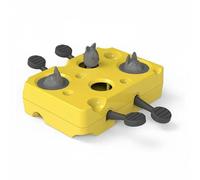FytStycale Cat Hit-and-Seek Toy Mental Interactive Cat Puzzle Box Slow Feeder Cheese Shaped Treat Dispenser for Cats, Dogs, Indoor