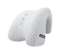 FytStycale Chair Headrest Pillow Memory Foam Neck Support Cushion Removable Breathable Cover Ergonomic Accessory Suitable for Home Office Travel Sleep, Gray
