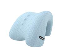 FytStycale Chair Headrest Pillow Memory Foam Neck Support Cushion Removable Breathable Cover Ergonomic Accessory Suitable for Home Office Travel Sleep, Blue