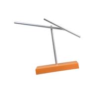 FytStycale Chaotic As A Physics Model And Educational Tool. A Ball Pendulum with An Elegant Look Made of Stainless Steel for The Study And As A Gift. Height 41 C, Orange Yellow