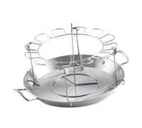 FytStycale Chicken Drumstick Rack Stainless Steel for Camping Outdoor Cooking Tool BBQ