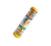 FytStycale Children Rattle Rainmaker Toy Musical Shaker Sensory Instrument Early Transparent Bead Chamber for Visual and Auditory Play suitable for nursery gift giving