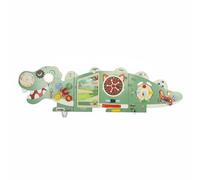 FytStycale Children Wall Game Wooden Busy Board Wall Activity Panel With Gears Locks Rotating Dial And Sliders Fosters Fine Motor Control And Cognitive Skills
