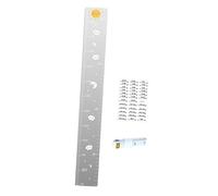 FytStycale Children's Growth Chart Mirror for Full Body Measurement DIY Assembly 120x15cm, Style C