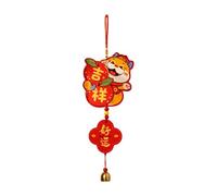 FytStycale Chinese New Year Decoration Wind Chime Pendant Traditional Gift 2025 Snake Year for Window Door Party New Year Office, Good Luck