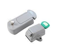 FytStycale Cold Storage Door Lock Handle Cold Room Door Lock Handle HS-4100 HS-4000 Commercial Security Door Handle, Child Proof Refrigerator Lock to Keep Door Closed, Easy Installation