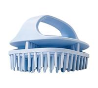 FytStycale Compact Shampoo Brush for Massaging The Scalp, Usable on Dry Or Wet Hair. Practical and Comfortable Washing Brush, Blue