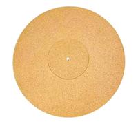 FytStycale Cork Vinyl Turntable Mat, Replacement Record Pad, Improves Sound, Reduces Noise, Non-slip Phonograph Mat, with Groove
