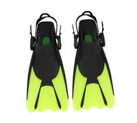 FytStycale Diving Fins Scuba Fins Swimming Flippers Adjustable Open Heel Lightweight Silicone Construction Suitable for Bodyboarding Snorkeling Swim Training, Green, L