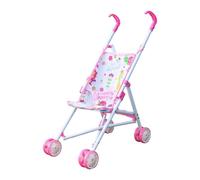 FytStycale Doll's Pram, Doll's, Soft Toy, Foldable, Rolling Iron, Children's Role-playing Game for Gifts, Role-playing Games, Children's Ro, Red