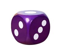 FytStycale Dot Dice Six-Sided Foam Educational Toy Early Learning Aid Math for Group Lessons Learning Games Family Entertainment, Violet