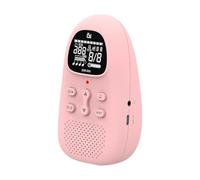 FytStycale Electronic Metronome Mini Digital Multifunctional Portable Device with Voice Guidance Adjustable Volume Suitable for Piano Guitar Violin Drum, Pink
