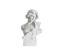 FytStycale Female Bust Sculpture Matte Finish Classical Style Bust Statue Elegant Decor Object for Display