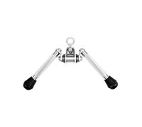 FytStycale Fitness V Bar Cable Attachment Pulldown Handle Bar Grip Accessory With Anti Rust Finish And Secure Knurled Grips Suitable For weight towers triceps pressdowns cable routines