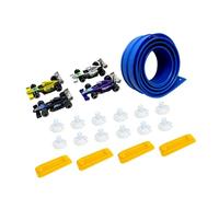 FytStycale Flexible Race Track, Construction Toy with Suction Cups And Joints, Interactive Game for Children, Outdoor Toy, Ideal As A Gift, Blue 5m