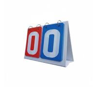 FytStycale Flip Scoreboard High Visibility Numbers Tabletop Score Keeper Smooth Turning Manual Score Counter for Coaches, Red Blue 2-Digit