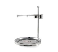 FytStycale Floor Bird Stand with Tray Stainless Stainless Avian Stand with Feed Bowls Heavy Duty for Cockatiels, Training, Large