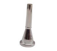 FytStycale French Mouthpiece Trombone Mouthpiece Copper Brass Accessory Deep Cup Suitable for Rehearsals Learning Environments Gift Giving Home Decoration, silver
