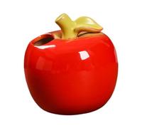 FytStycale Fruit Design Ceramic Vase for Buds And Decorative Arrangements, Red apple