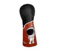FytStycale Golf Head Cover Golf Club Headcover Protector PU Leather Waterproof Lining Astronaut Design Suitable for Men Women Golfer Training, DR 35.5cmx14.5cm