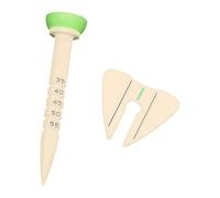 FytStycale Golf Tee Adjustable Height Golf Reusable Golf Ball Tee Holder Aid PP Material Suitable for Women Men Golfer Practice Exerci, Green