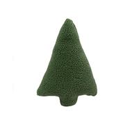 FytStycale Green Xmas Tree Throw Pillow for Nursery and Holiday Decor, Triangle 30cm