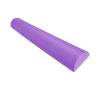 FytStycale Half EVA Foam Roller Muscle Massage Roller Pilates Block Myofascial Release Suitable for Gym, Purple 60cm
